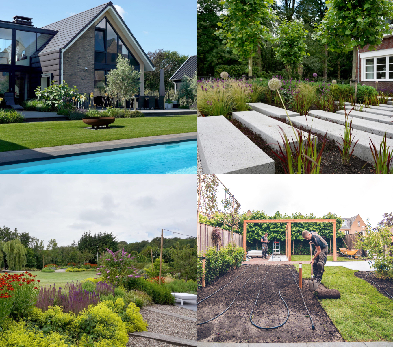 Tuinaanleg in verschillende tuinstijlen: moderne tuin, landelijke tuin, villatuin of boerderijtuin | Janse & Berkhof Tuinen